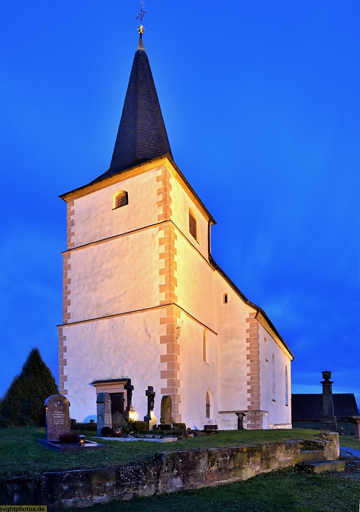 Fulda Florenberg Wehrkirche Heilige Flora und Heiliger Kilian Erstbau 900 Letzter Wiederaufbau 1511-1515