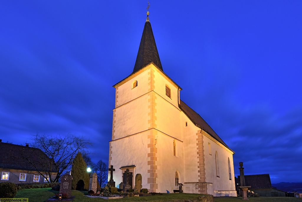 Fulda Florenberg Wehrkirche Heilige Flora und Heiliger Kilian Erstbau 900 Letzter Wiederaufbau 1511-1515