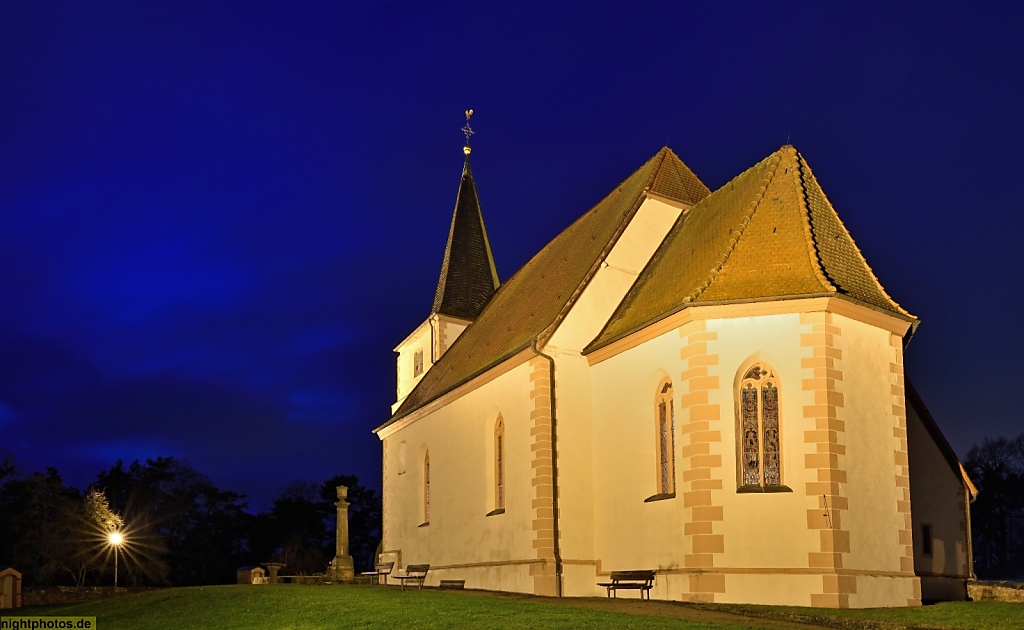 Fulda Florenberg Wehrkirche Heilige Flora und Heiliger Kilian Erstbau 900 Letzter Wiederaufbau 1511-1515