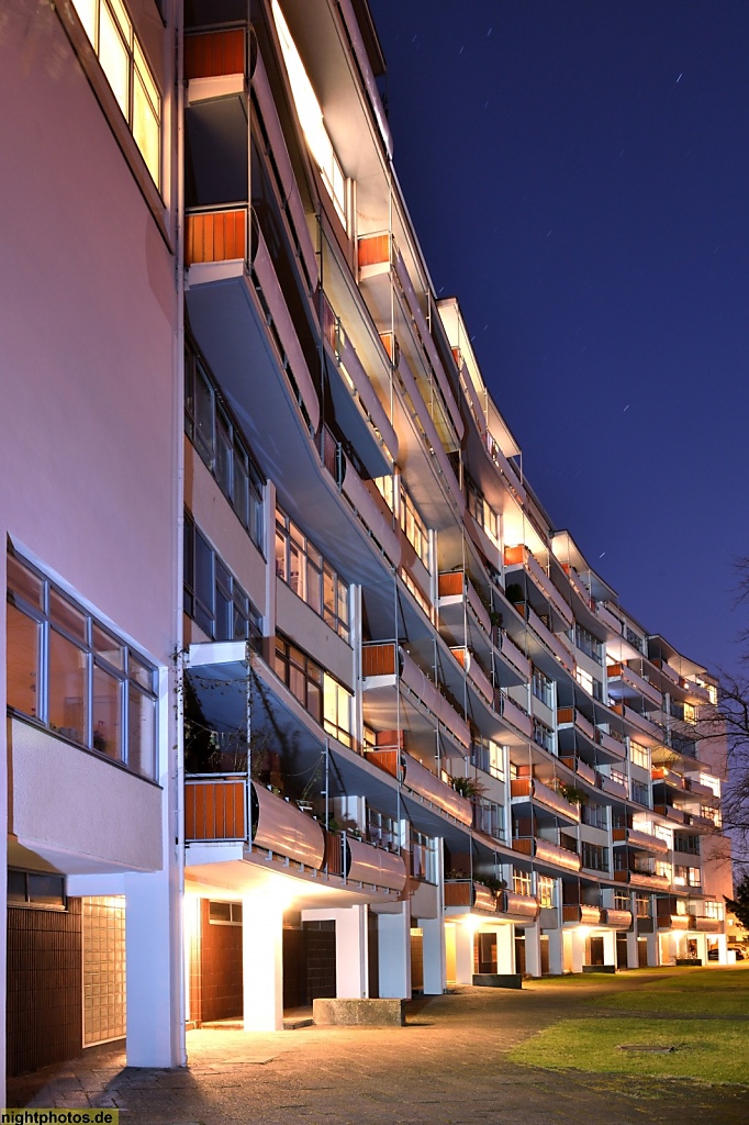 Berlin Mitte Hansaviertel Händelallee 3-9 erbaut von Walter Gropius 1956-1957