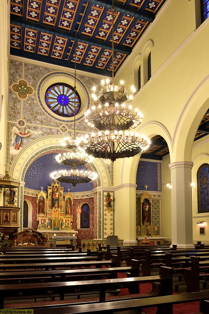 Berlin Spandau Kolk Kirche St Marien erbaut 1847-1848 restauriert 2002-2003 innen