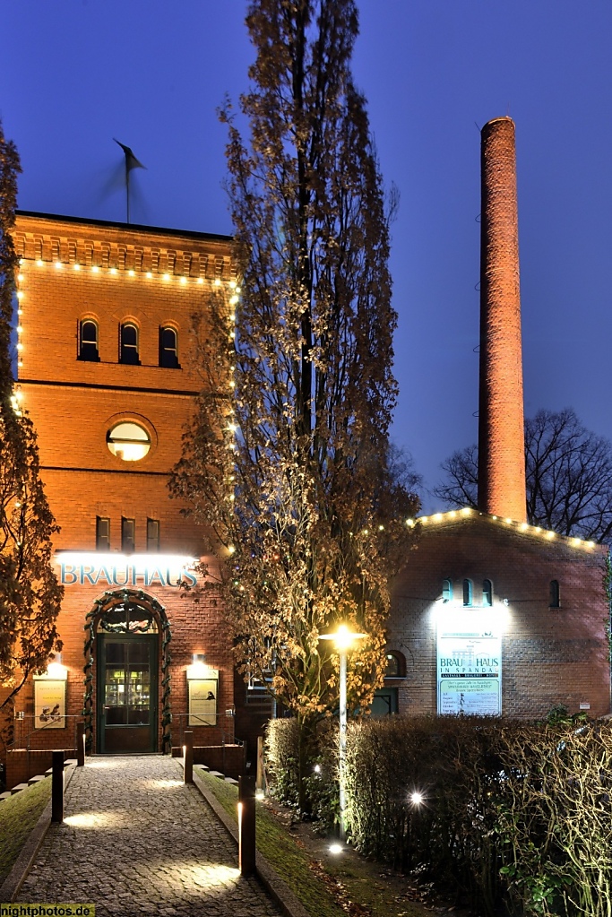 Berlin Spandau ehemalige Garnison-Waschanstalt Heeresproviantamt Garnison-Bäckerei erbaut 1880 heute Restaurant Brauhaus Spandau