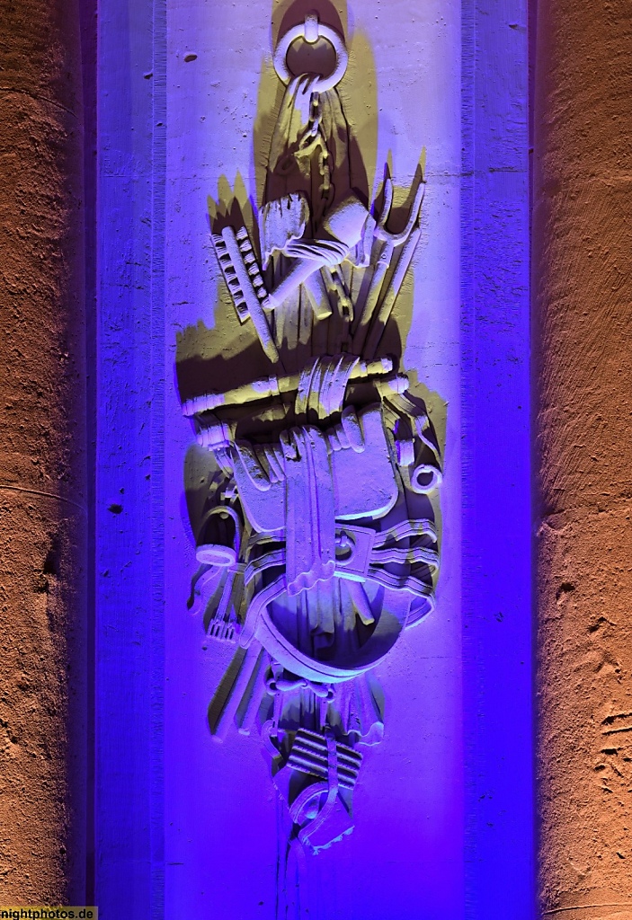 Potsdam Relief am ehemaligen Kutschpferdestall erbaut 1787-1789 heute Haus der Brandenburgisch-Preussischen Geschichte