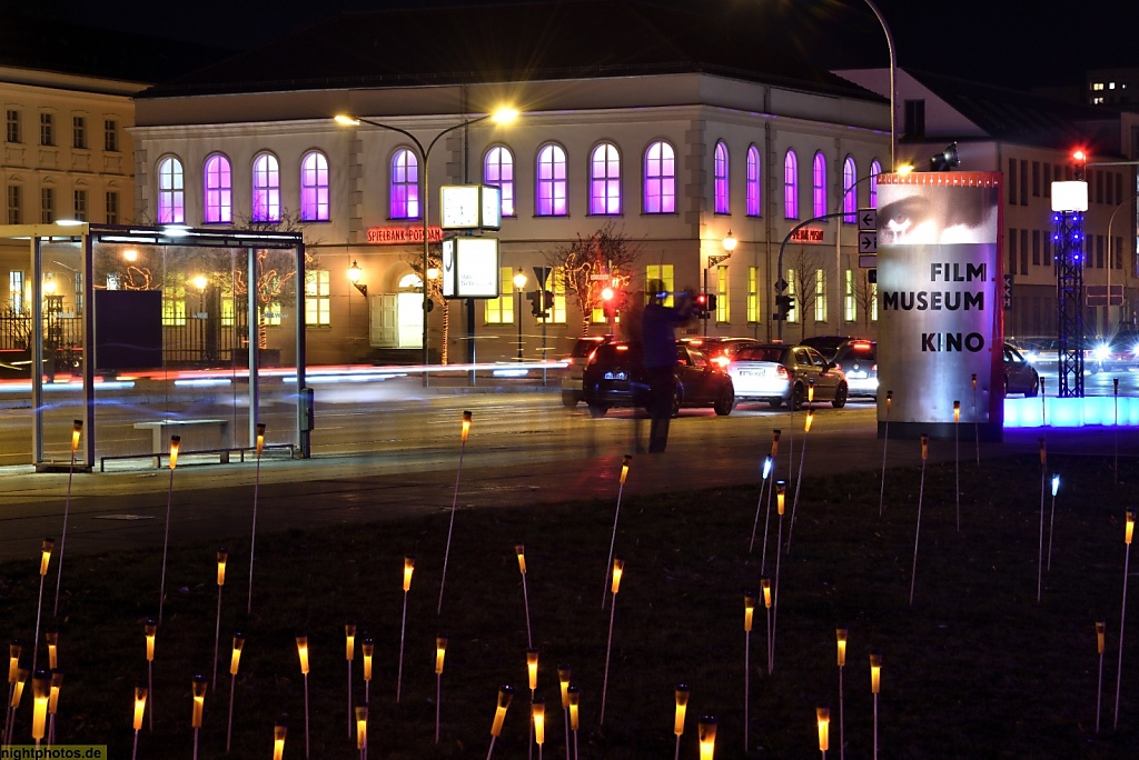Potsdam Kinderlaternen an der Breite Strasse mit Spielbank Potsdam