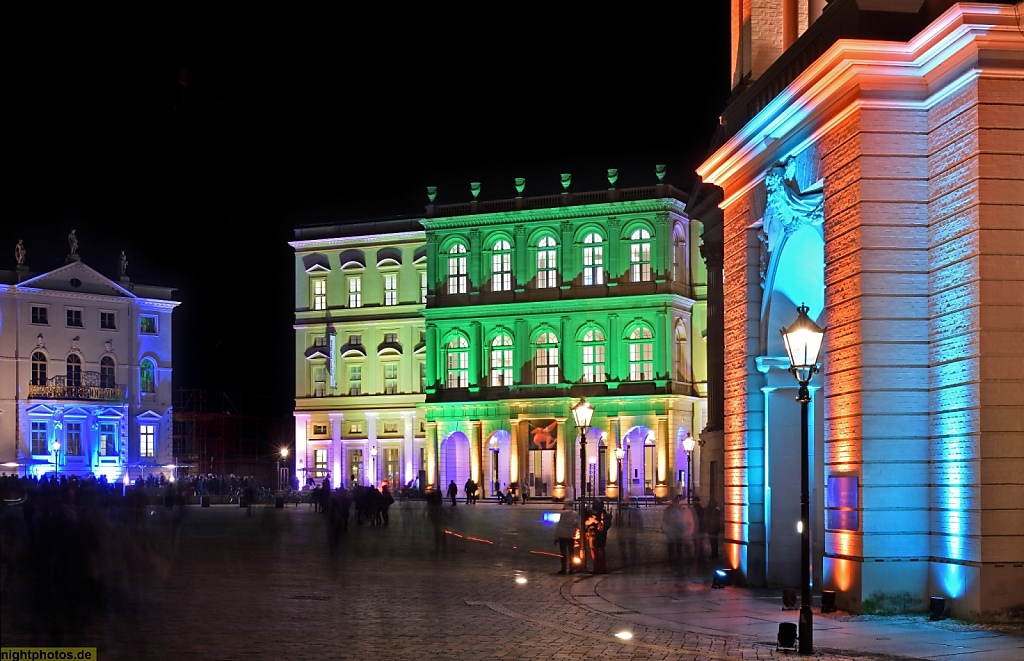 Potsdam Alter Markt Knobelsdorff-Haus Museum Barberini und Fortuna-Portal des Potsdamer Stadtschlosses
