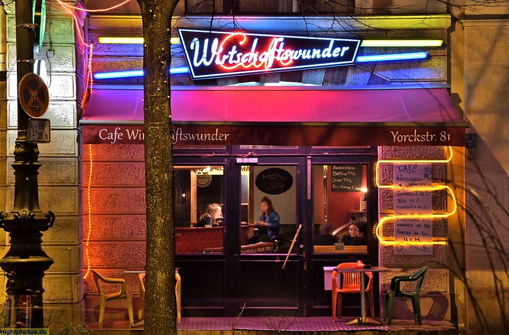 Berlin Kreuzberg Yorckstrasse Bar Wirtschaftswunder seit 1983
