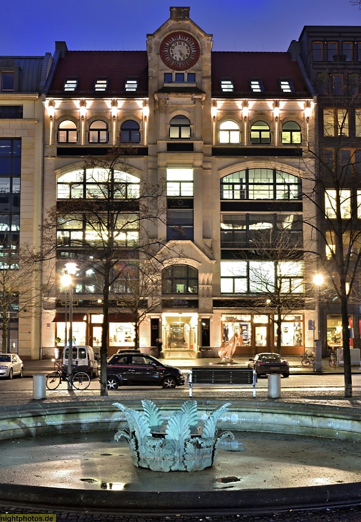 Berlin Mitte Hausvogteiplatz Haus zur Berolina erbaut 1895 von Alterthum und Zadek