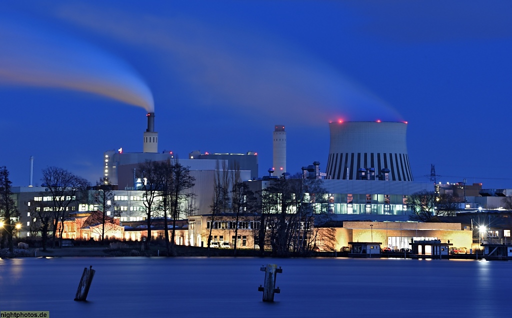 Berlin Spandau Siemensstadt Heizkraftwerk Reuter-West Inbetriebnahme 1987-1989