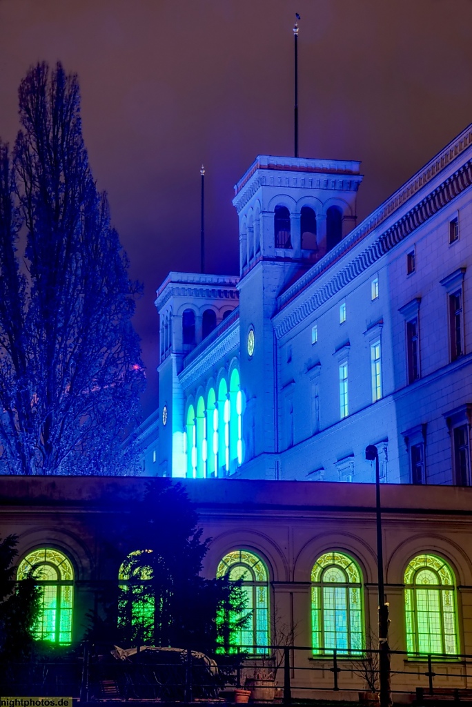 Berlin Mitte Moabit Hamburger Bahnhof erbaut bis 1847 von Architekten Friedrich Neuhaus und Ferdinand Wilhelm Holz im Stil des Klassizismus