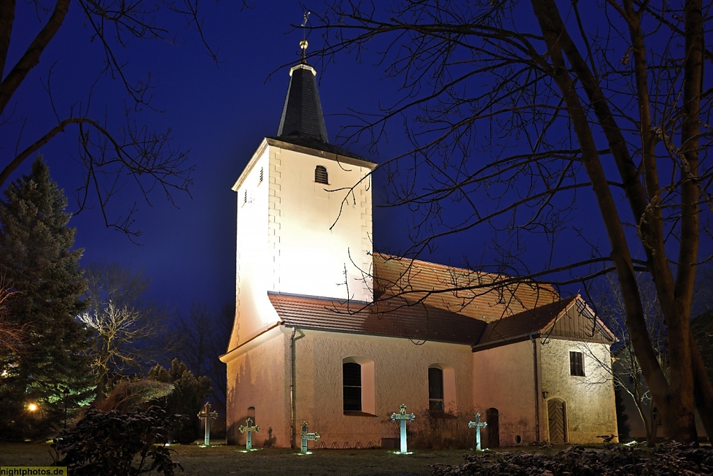 Grossbeeren Diedersdorf Dorfkirche erbaut im 14 Jahrhundert