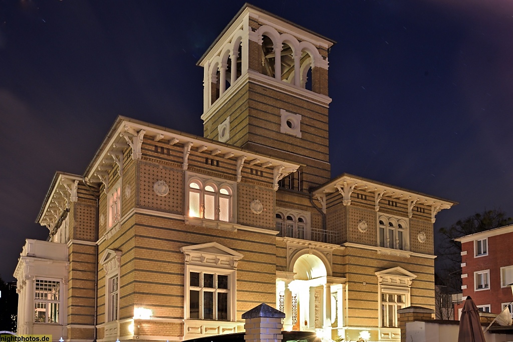 Berlin Lichterfelde Villa Holzhüter erbaut 1875 von P Fingerling für Kaufmann Theodor Holzhüter im florentinischen Stil