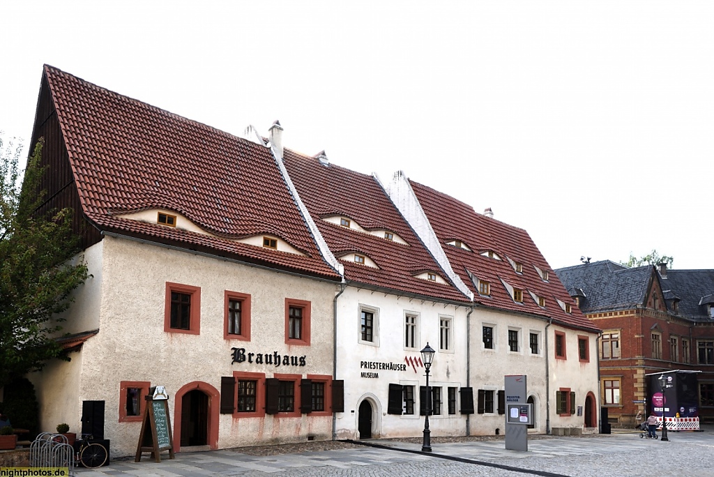 Zwickau Priesterhäuser erbaut 1264-1467 gemäss Bauvorschriften des Sachsenspiegels. Restauriert 1993-2003.