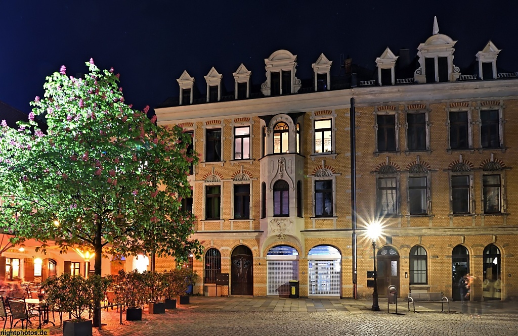 Zwickau Domhof Ansicht des Hauses Innere Plauensche Strasse 5 erbaut 1902