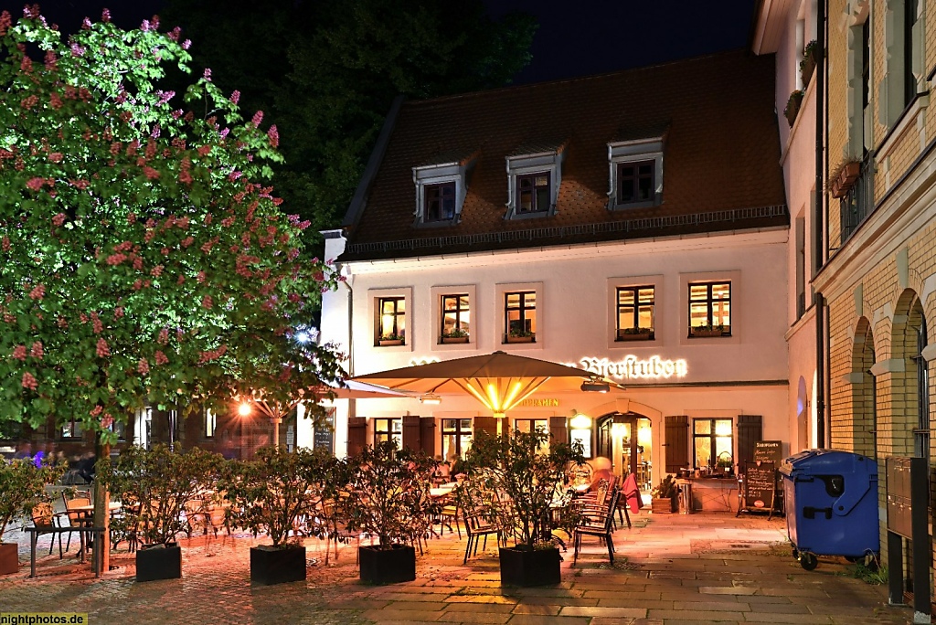 Zwickau ehemaliges Priesterhaus erbaut 1528 heute Restaurant Wenzel Prager Bierstuben
