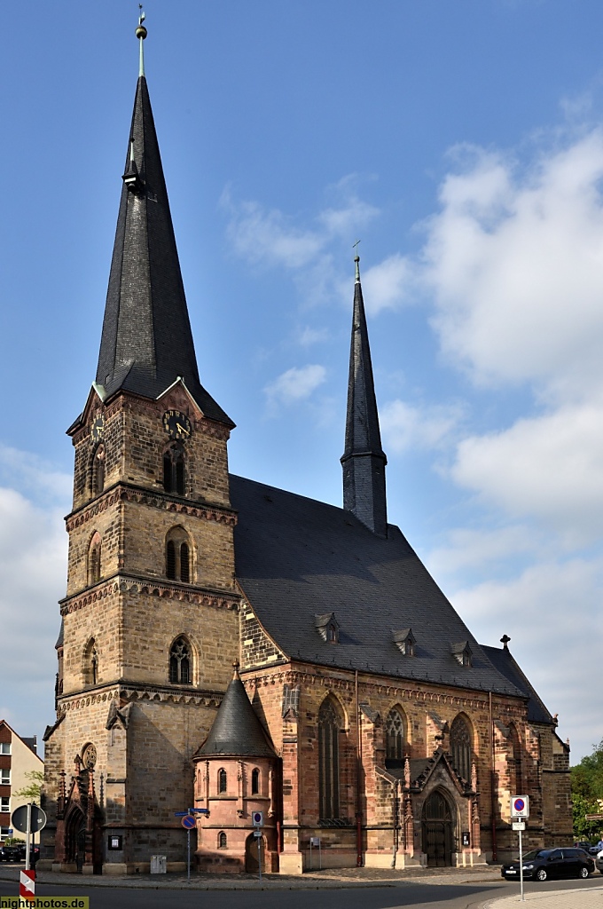Zwickau Katharinenkirche spätgotische evangelische Hallenkirche erbaut 1212-1219