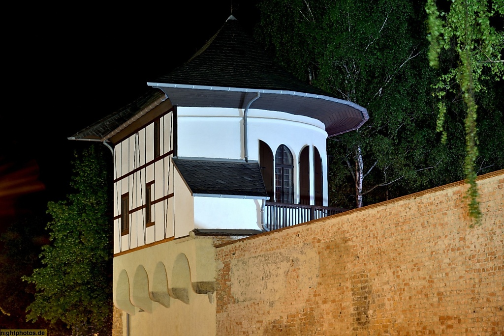 Zwickau Pulverturm in der Stadtmauer erbaut vor 1500