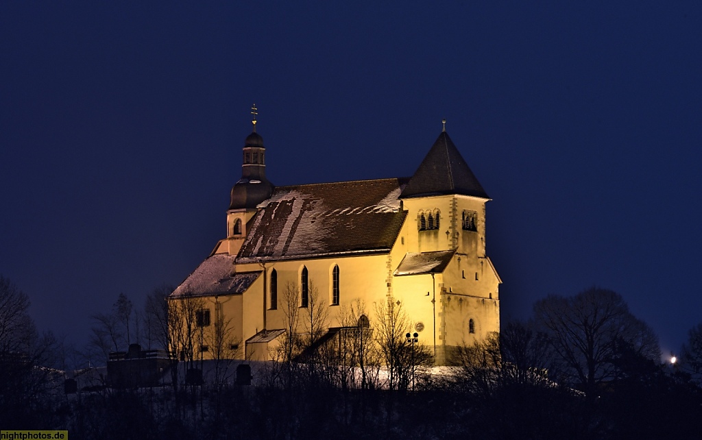Fulda Petersberg Kirche St Peter mit Grabstätte der Heiligen Lioba geweiht um 838