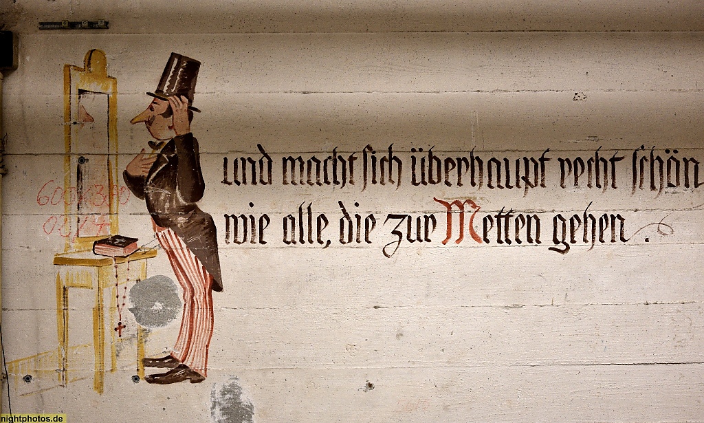 Berlin Tempelhof Flughafen. Erbaut 1936-1941. Bunkerräume im Keller