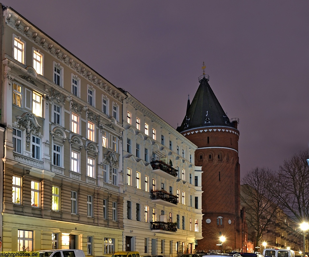 Berlin Kreuzberg Wasserturm erbaut 1886-1888 von Hugo Hartung und Richard Schultze in der Fidicinstrasse