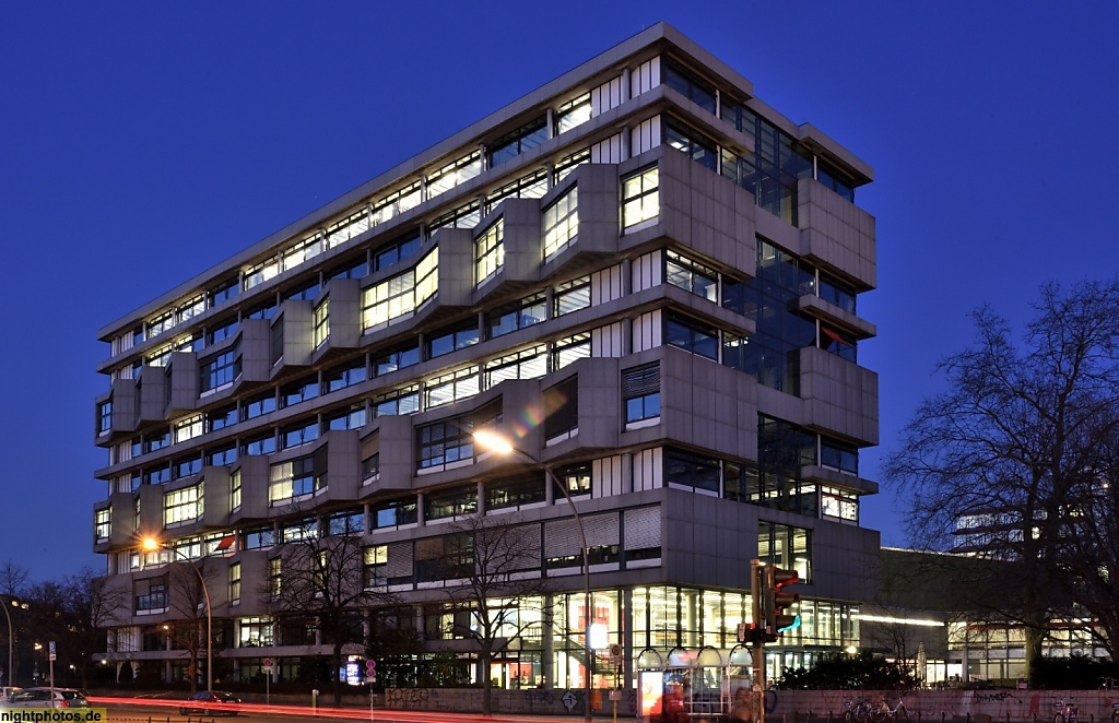 Berlin Charlottenburg Fachbereich Architektur der Technischen Universität Berlin am Ernst-Reuter-Platz erbaut 1966-1968 von Architekten Bernhard Hermkes und Hans Scharoun