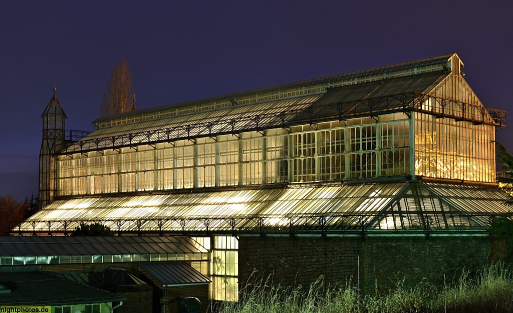 Berlin Steglitz Lichterfelde Gewächshaus für Pflanzen des Mittelmeergebiets im Botanischen Garten erbaut 1903-1908