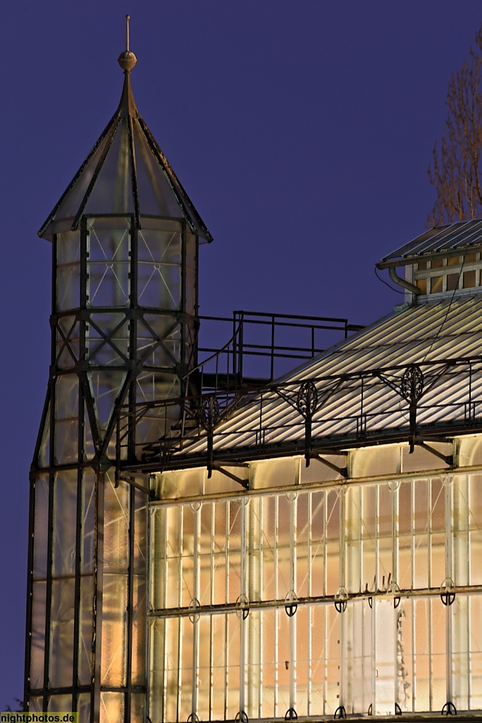 Berlin Steglitz Lichterfelde Gewächshaus für Pflanzen des Mittelmeergebiets im Botanischen Garten erbaut 1903-1908