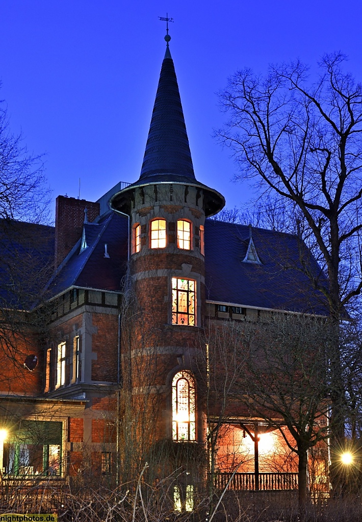 Berlin Steglitz Meteorologisches Institut des Fachbereich Geowissenschaften der FU Berlin Gebäude 'Villa Anna' erbaut 1883 von Baumeister Otto Techow. Schmidt-Ott-Strasse 14