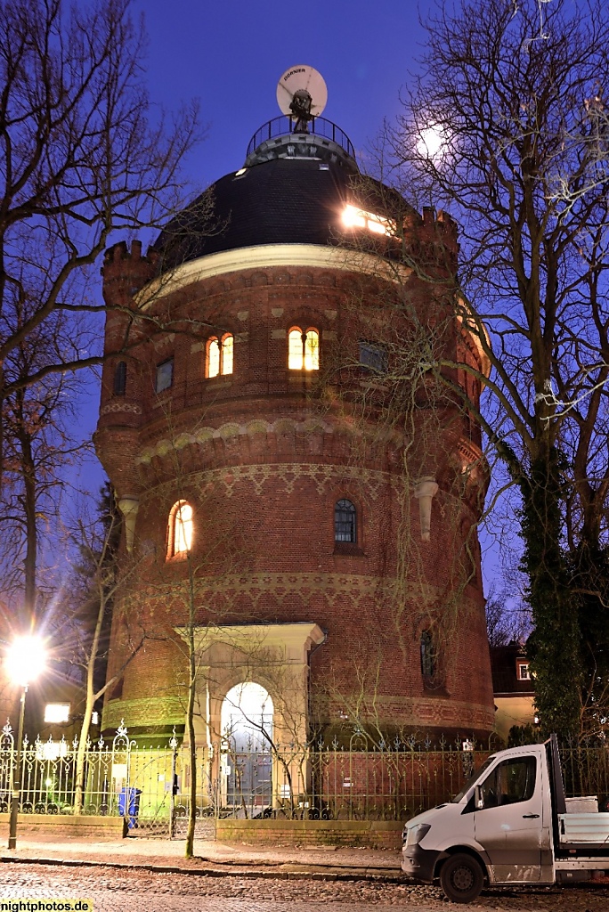 Berlin Steglitz Meteorologisches Institut des Fachbereich Geowissenschaften der FU Berlin im Wasserturm Fichtenberg erbaut 1885-1886 von Otto Techow. Umbau 1967. Schmidt-Ott-Strasse 13