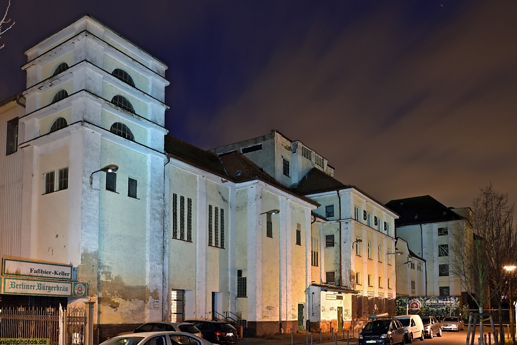 2018-02-22 10 Berlin Friedrichshagen Lagergebäude der ehemaligen Brauerei Berliner Bürgerbräu Josef-Nawrocki-Straße 8