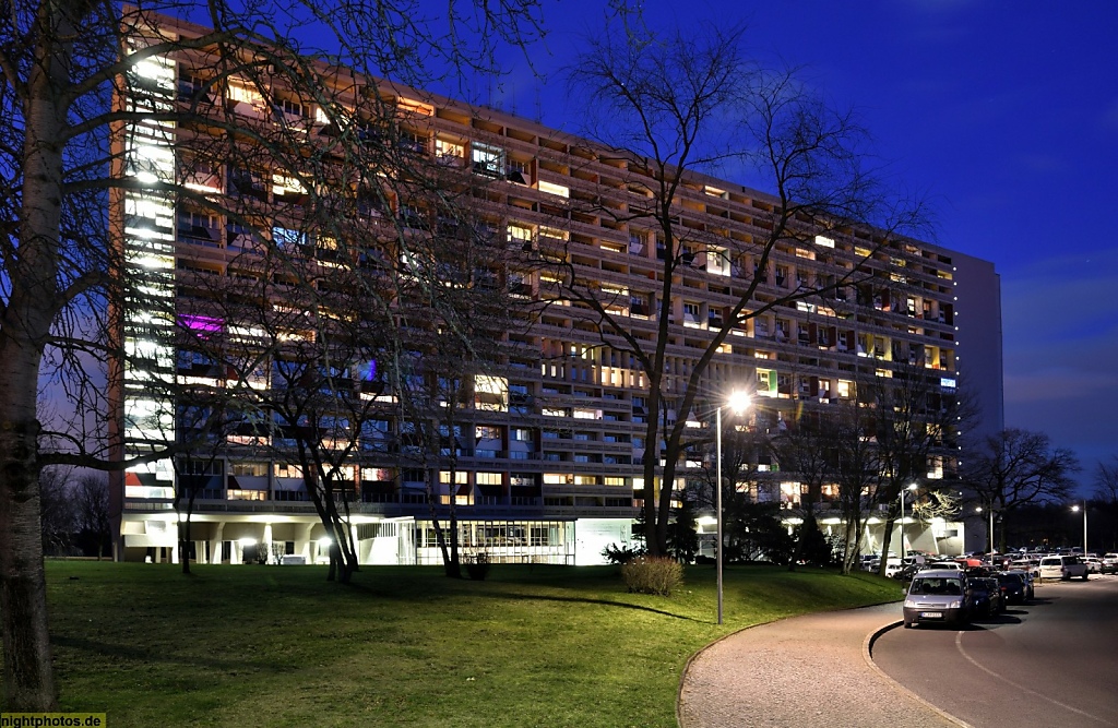 Berlin Charlottenburg Westend Corbusierhaus erbaut 1956-1958 von Architekt Le Corbusier. Flatowallee 16