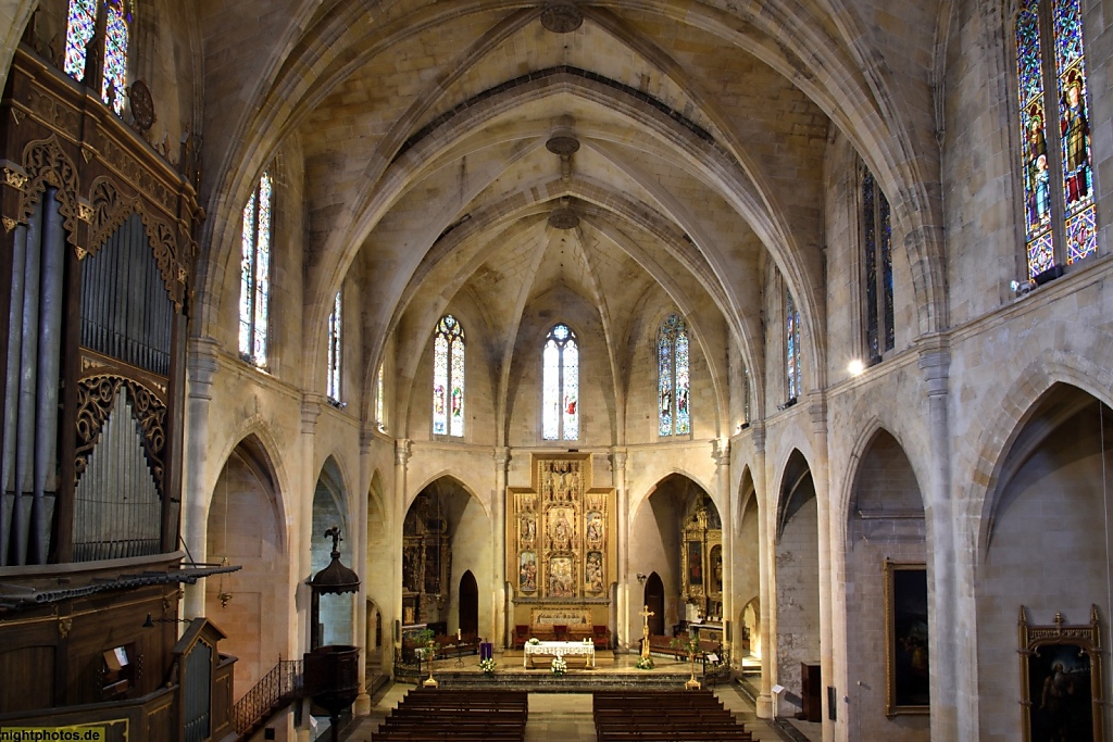 Mallorca Arta Esglesia Transfiguracio del Senyor erbaut ab 1573 spätgotisch