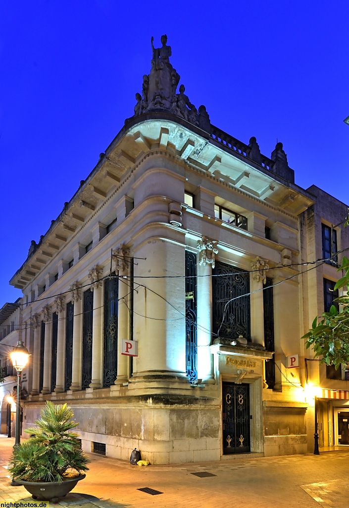 Mallorca Manacor Banco Popular Carrer d'En Bosch y Carrer de n'Alexandre Rosselló