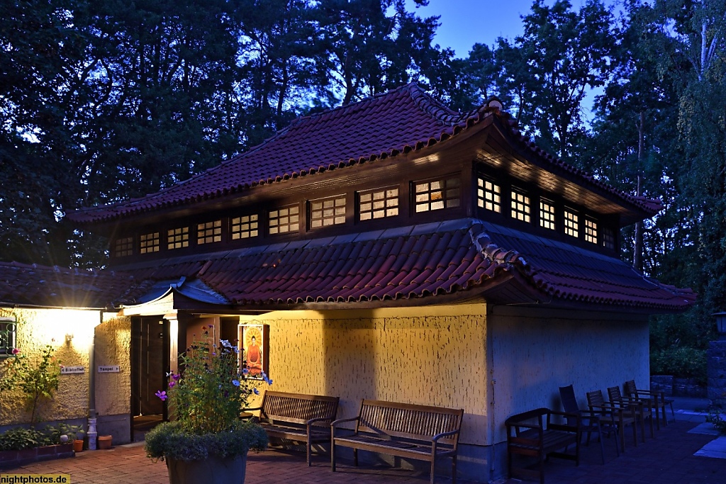 2018-09-05 03 Berlin Frohnau Buddhistisches Haus erbaut 1923-1926 für Paul Dahlke von Architekt Max Meyer. Tempel