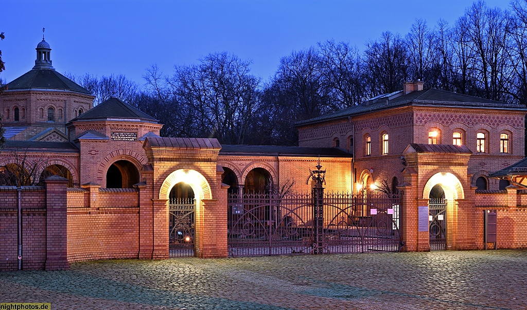 Berlin Weissensee Friedhof der Jüdischen Gemeinde erbaut 1880 nach Entwurf von Hugo Licht