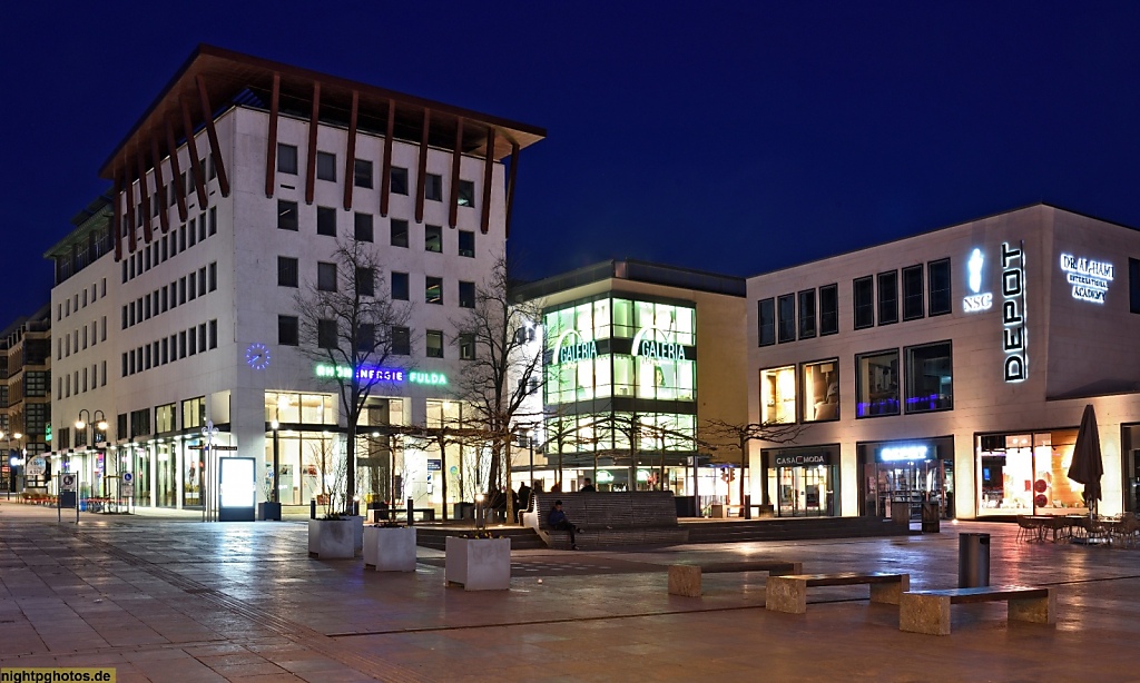 Fulda Universitätsplatz Rhönenergie Kaufhof Depot Dr Al-Hami Academy