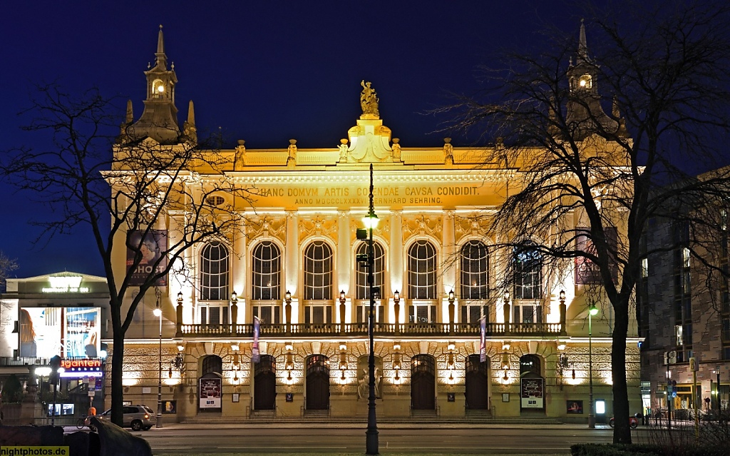 Berlin Charlottenburg Delphi-Kino Theater des Westens erbaut 1895-1896 im wilhelminischen Historismus von Bernhard Sehring