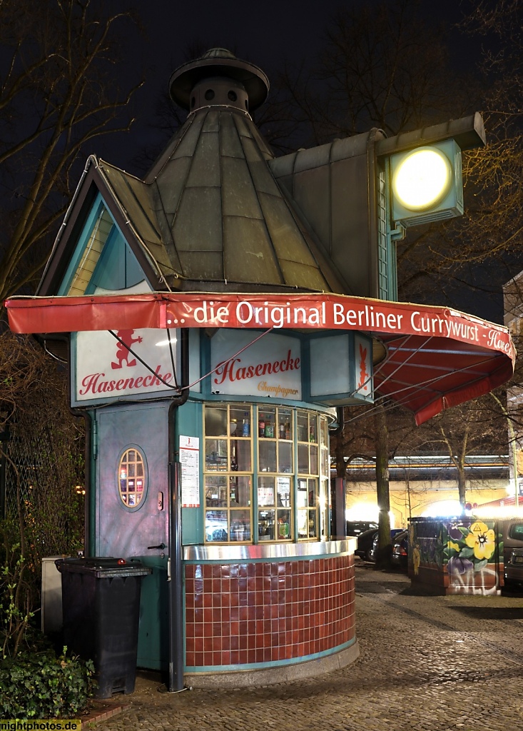 Berlin Charlottenburg Kiosk erbaut 1907 von Alfred Grenander. Instandsetzung 1987