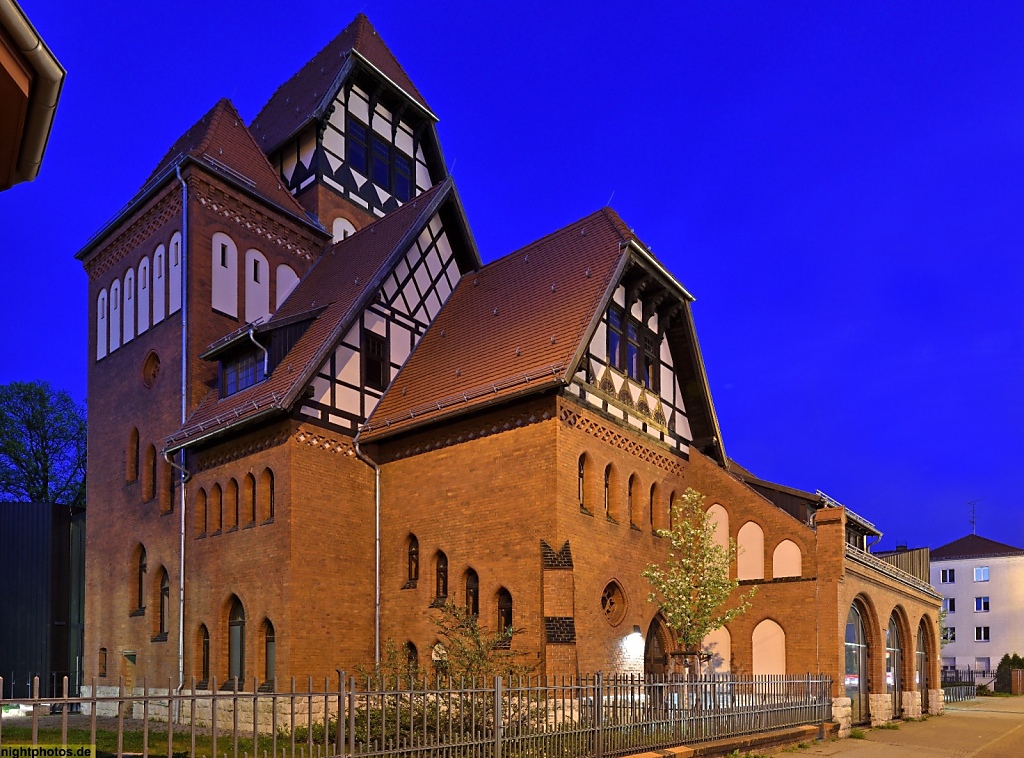 Berlin Treptow Niederschöneweide Mittelpunktbibliothek. Erbaut als Feuerwache 1907-1908 von Karl Alfred Herrmann