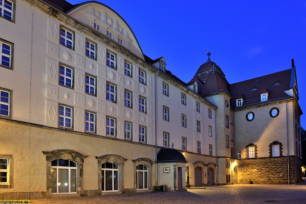 Pirna Schloss Sonnenstein Festung seit 1269 Schloss seit 1548. Seit 2011 Verwaltungssitz mit Landratsamt