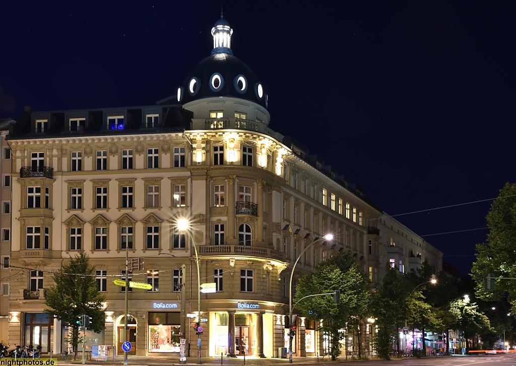 Berlin Mitte Wohn- und Geschäftshaus Torstrasse Ecke Chausseestrasse erbaut 1888-1889 im neobarocken Stil