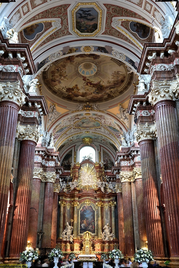 Poznan Pfarrkirche ehemalige Jesuitenkirche erbaut bis 1701 im Barock. Bazylika Matki Boskiej Nieustającej Pomocy i św. Marii Magdaleny w Poznaniu