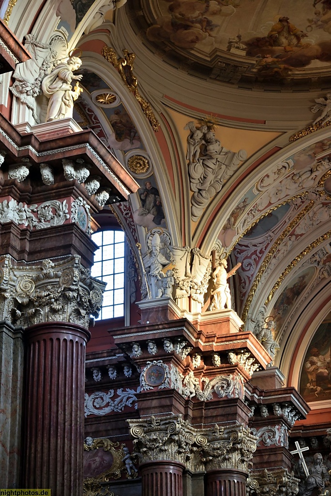 Poznan Pfarrkirche ehemalige Jesuitenkirche erbaut bis 1701 im Barock. Bazylika Matki Boskiej Nieustającej Pomocy i św. Marii Magdaleny w Poznaniu