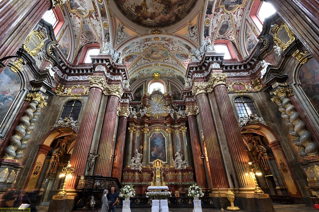 Poznan Pfarrkirche ehemalige Jesuitenkirche erbaut bis 1701 im Barock. Bazylika Matki Boskiej Nieustającej Pomocy i św. Marii Magdaleny w Poznaniu