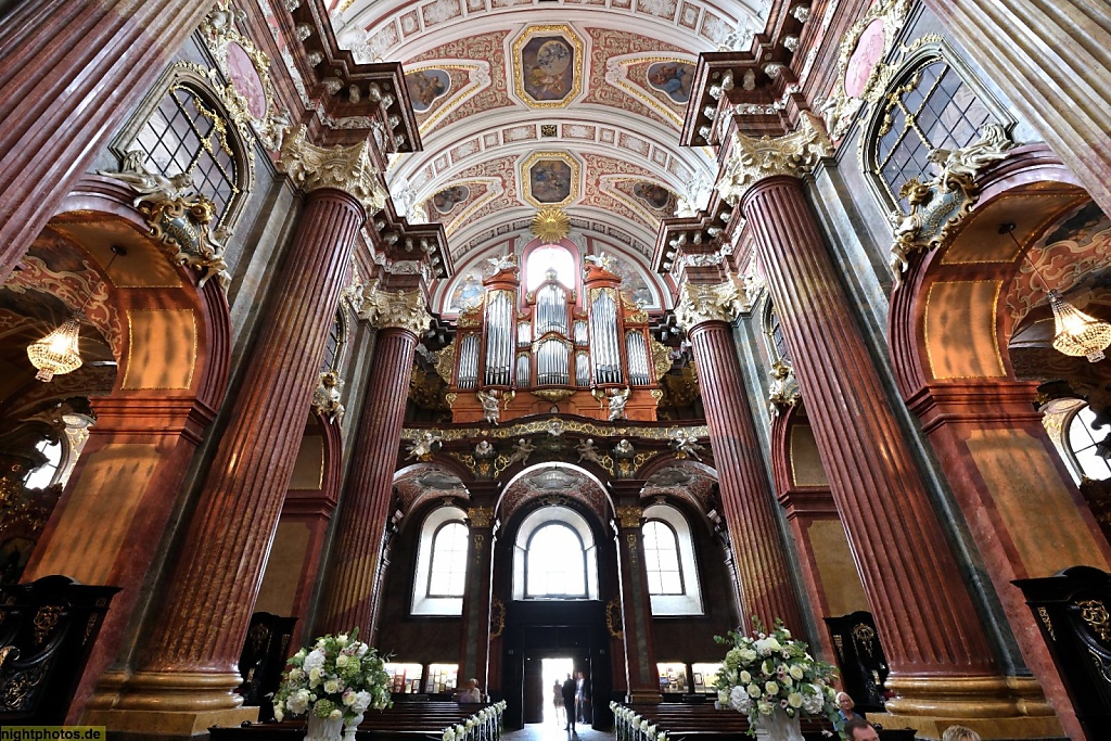 Poznan Pfarrkirche ehemalige Jesuitenkirche erbaut bis 1701 im Barock. Bazylika Matki Boskiej Nieustającej Pomocy i św. Marii Magdaleny w Poznaniu