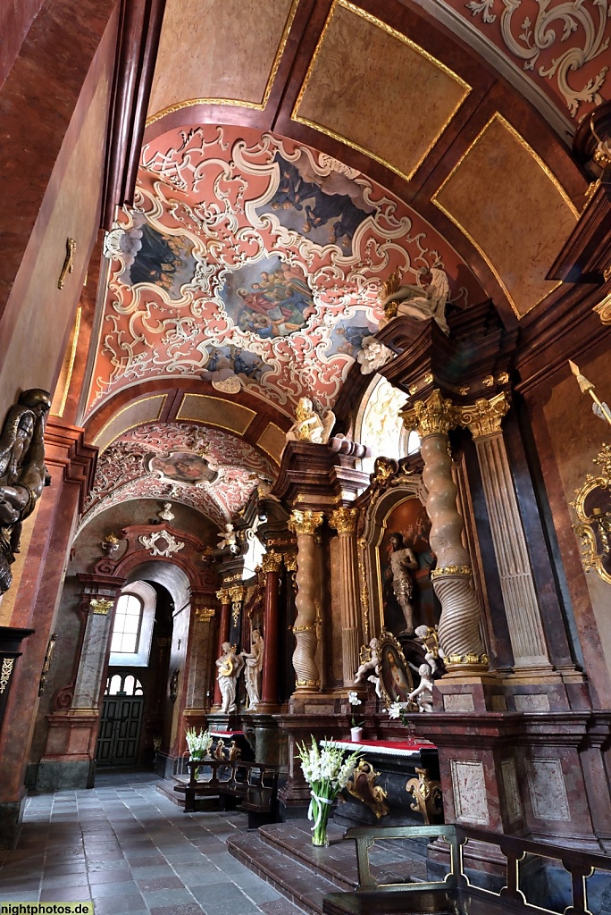 Poznan Pfarrkirche ehemalige Jesuitenkirche erbaut bis 1701 im Barock. Bazylika Matki Boskiej Nieustającej Pomocy i św. Marii Magdaleny w Poznaniu