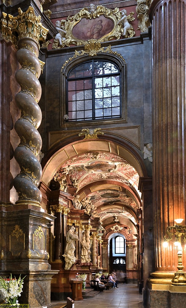 Poznan Pfarrkirche ehemalige Jesuitenkirche erbaut bis 1701 im Barock. Bazylika Matki Boskiej Nieustającej Pomocy i św. Marii Magdaleny w Poznaniu