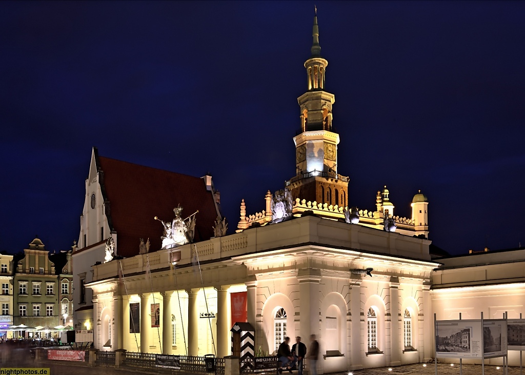 Poznan Alter Markt Stary Rynek Odwach erbaut 1783-1787 von Architekt Jan Chrystian Kamsetzer. Klassizismus