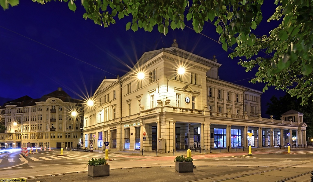 Poznan. Arkadia Gebäude erbaut 1879 als Stadttheater am Freiheitsplatz. Arkadia w Poznaniu