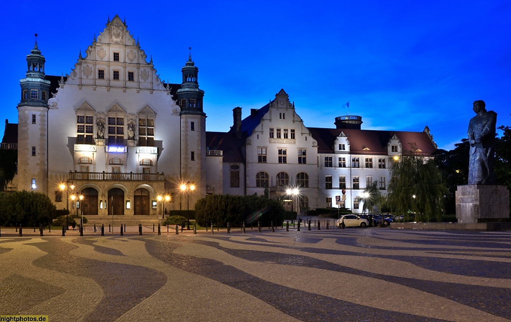 Poznan. Aula der Adam Mickiewicz-Universitaet erbaut 1905-1910 als Königliche Akademie von Edward Fürstenau im Stil der Neorenaissance