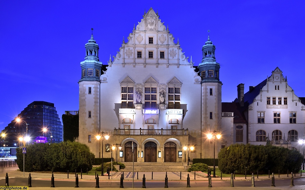 Poznan. Aula der Adam Mickiewicz-Universitaet erbaut 1905-1910 als Königliche Akademie von Edward Fürstenau im Stil der Neorenaissance